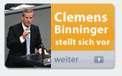 Clemens Binninger stellt sich vor